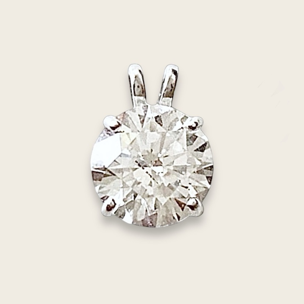 925 Sterling Silver Pendant Round